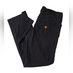 Off The Grid Men's Trailblazer Standard Fit Black Denim Utility Pants Size 36×36